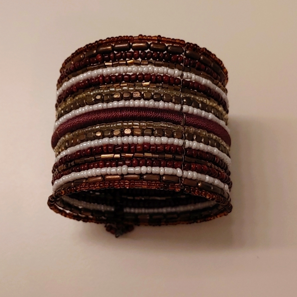 🇨🇦3 For $20🇨🇦Bohemian Two Tone Seed Bead Cuff Bracelet